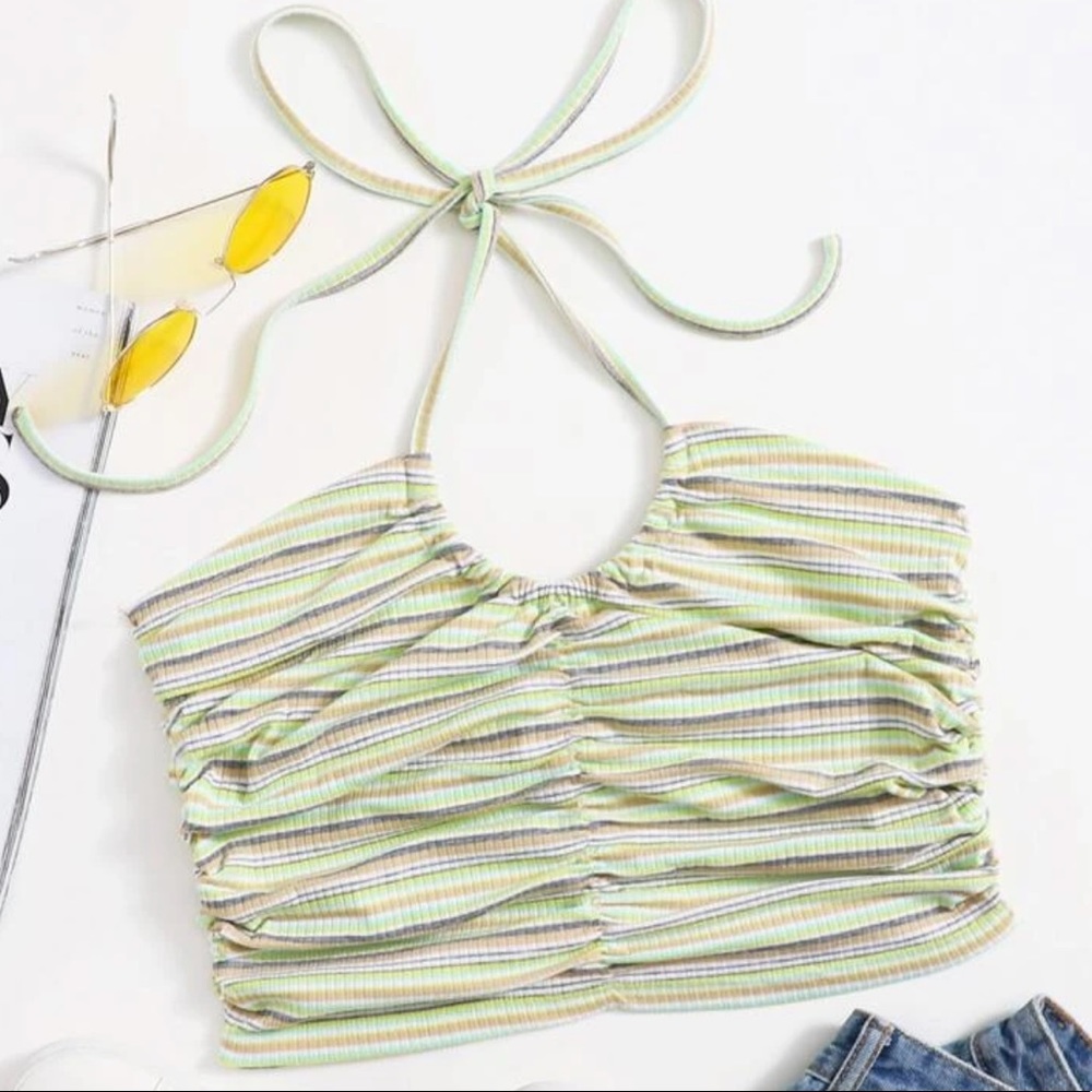 New Shein Halterneck Top Size Large